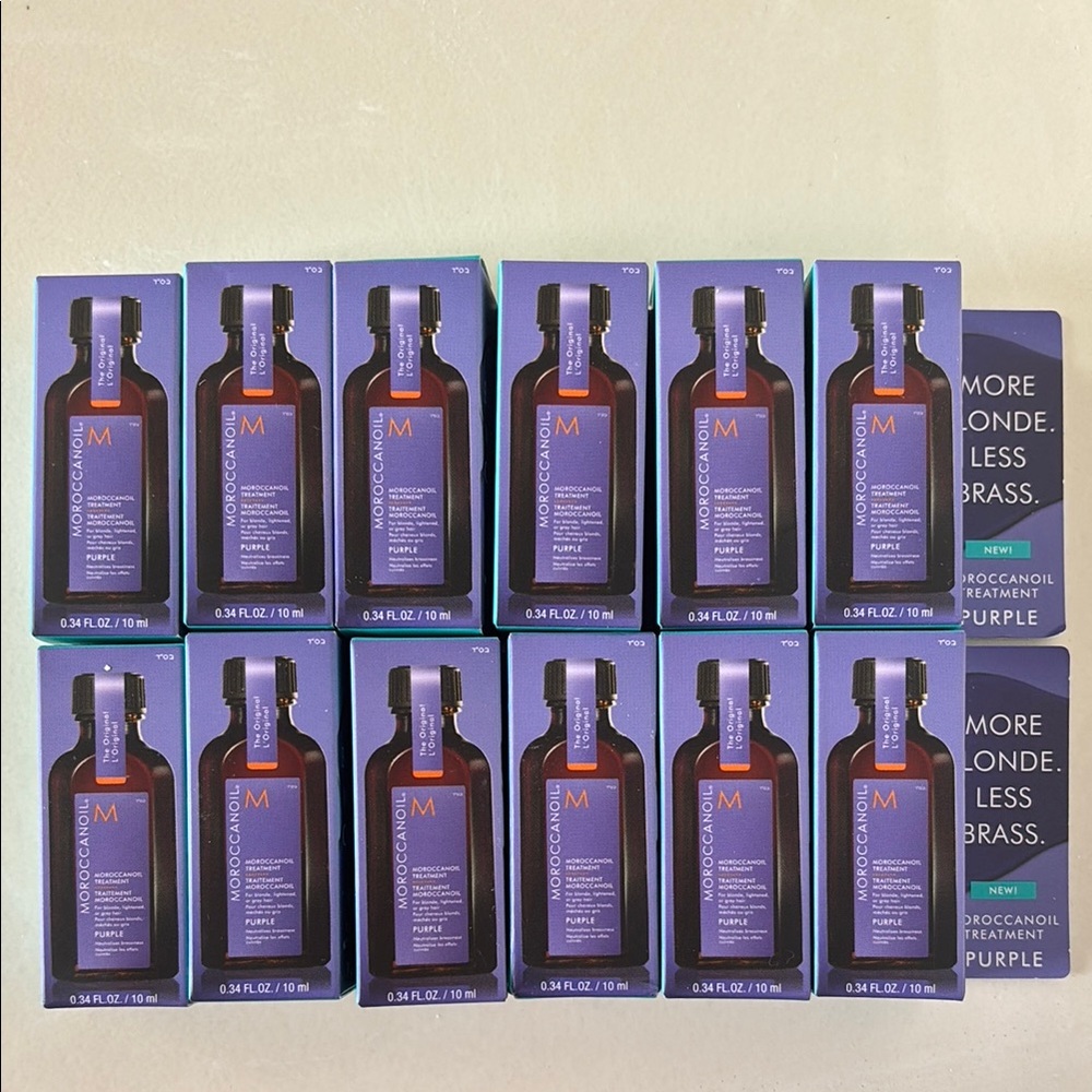 Moroccanoil Treatment Purple Set of 12 .34 oz bottles